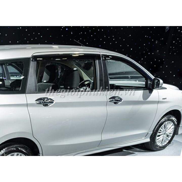 Bộ vè che mưa ABS đen dành cho xe Suzuki Ertiga 2019