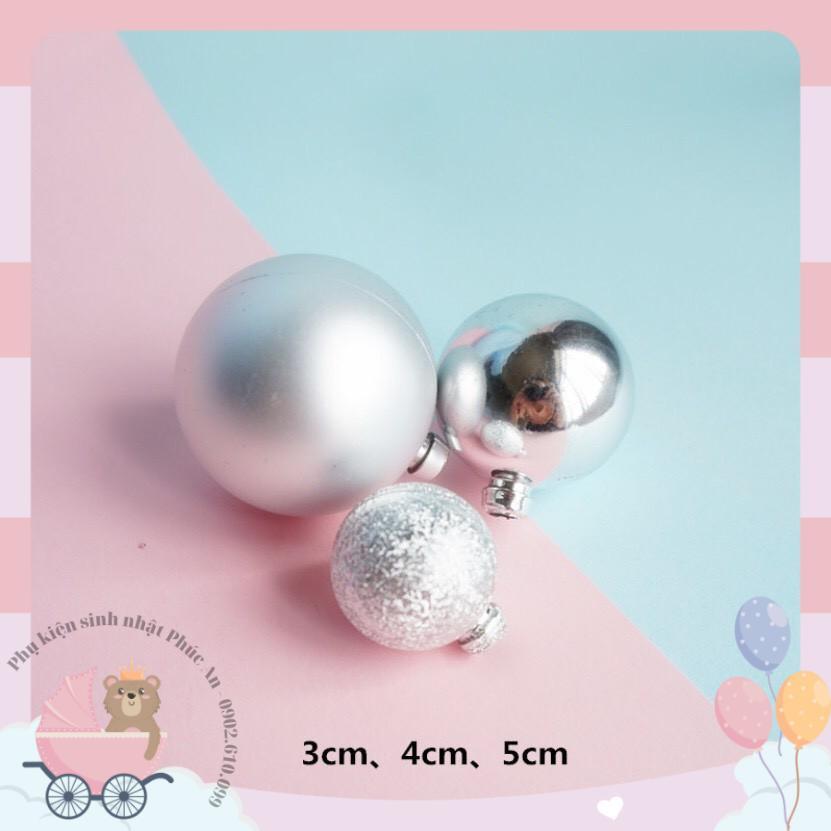 Set 3 viên bi nhựa trang trí lung linh hpbd