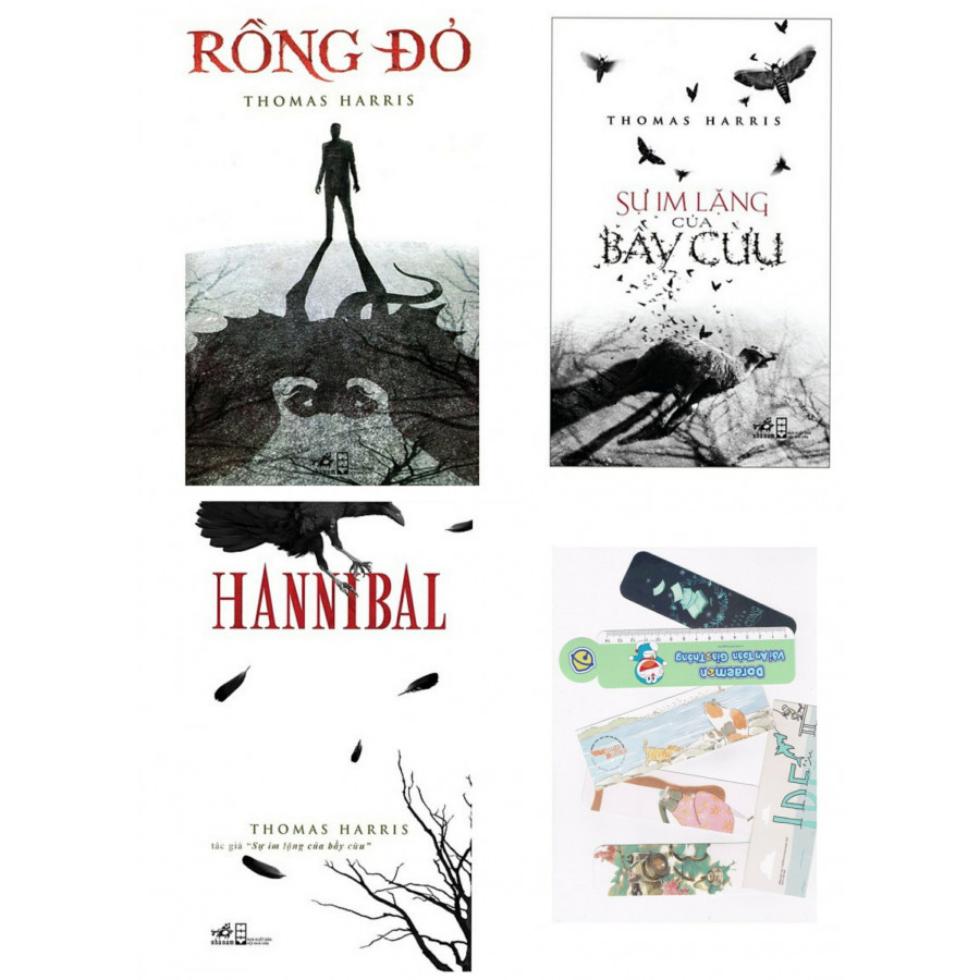 Hình ảnh Combo Sự im lặng của bầy cừu + Rồng đỏ + Hannibal -Tặng kèm bookmark PĐ