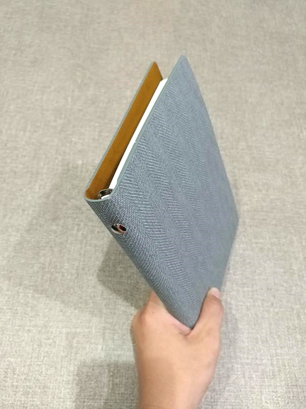 Sổ Bìa Da SC 06-19 - Mẫu 2 - Màu Xám