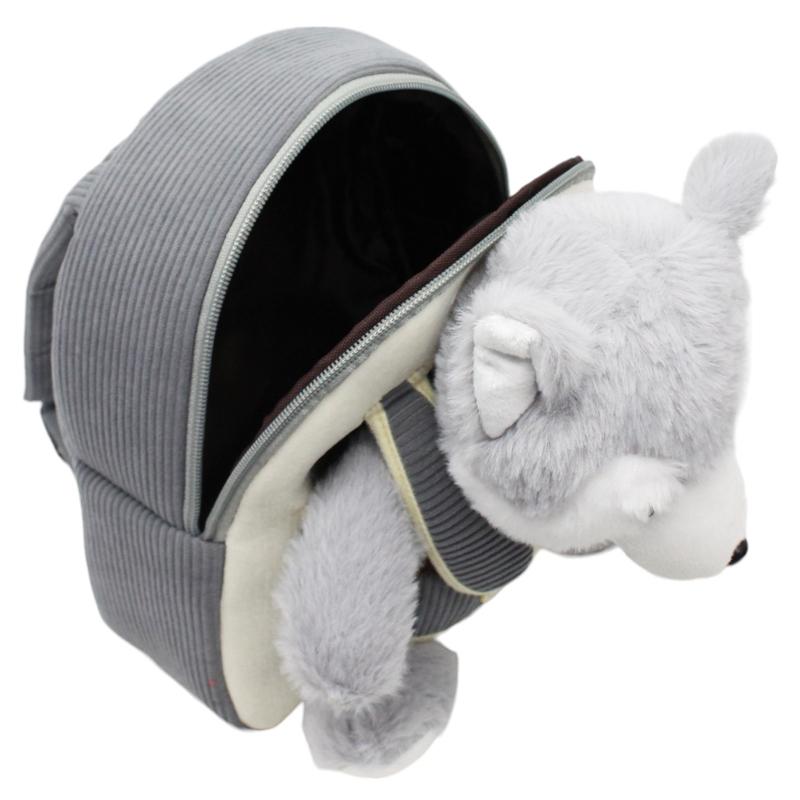 Ba Lô Mẫu Giáo Hình Sói Xám - iKid BP21006G