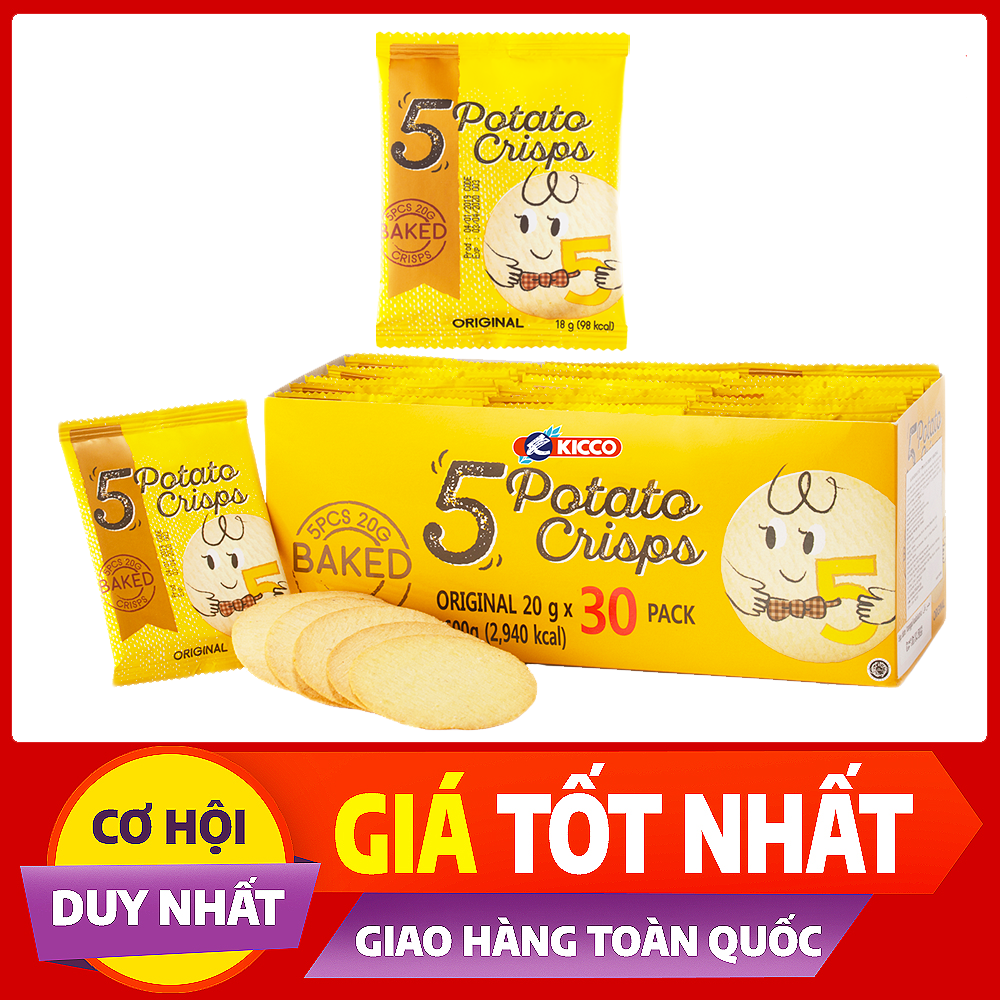 Snack Khoai Tây 5 Potato Vị Truyền Thống 540g