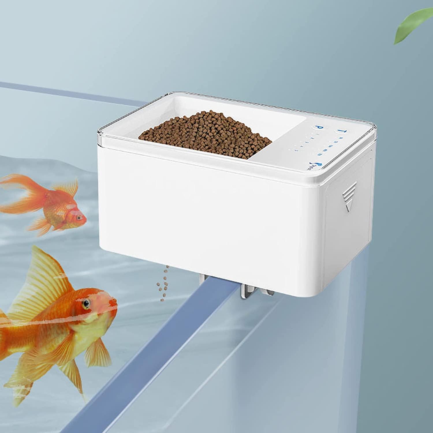 Máy cho cá tự động mini Máy cho cá tự động 70ml với bộ hẹn giờ thông minh cho bể cá cảnh