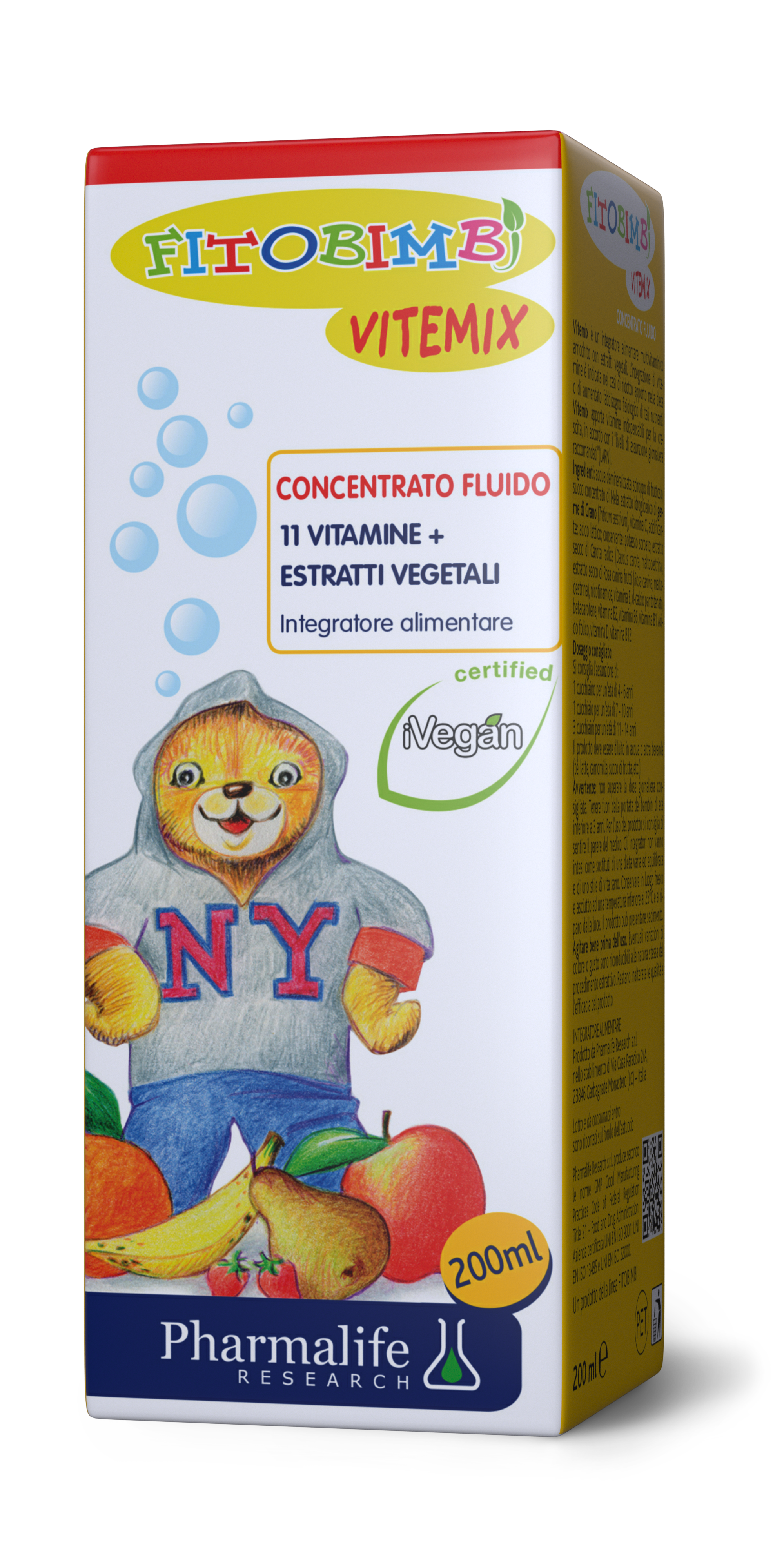 Fitobimbi Vitemix, siro bổ sung Vitamin cần thiết cho trẻ (200ml)