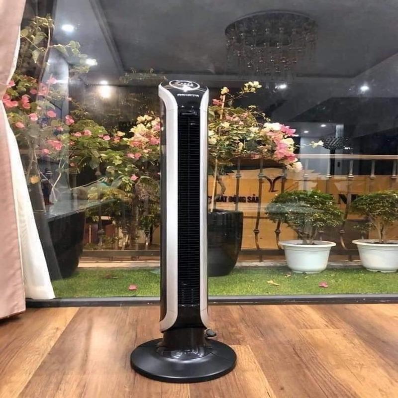 Quạt Tháp Không Cánh Rowenta VU 6670FO, 40W, 4 Cấp Gió Góc Quay 180 Độ, Hẹn Giờ, Điều Khiển Từ Xa, Nhập Đức
