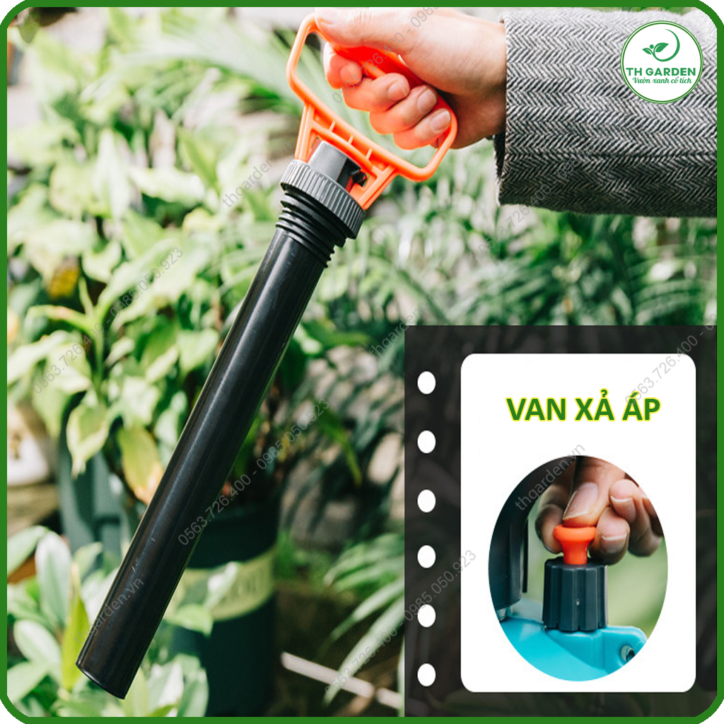 Bình Tưới Cây 5L Cao Cấp TH Garden - Bình Xịt Nước Tưới Cây Cảnh, Cây Hoa - Bình Phun Sương Cỡ Lớn 5 Lít