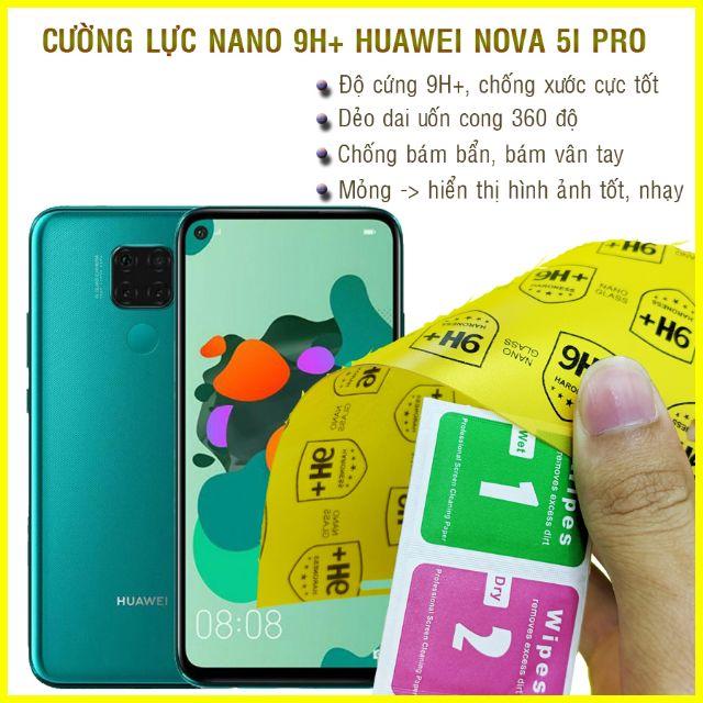 Dán cường lực dẻo nano dành cho  Huawei Nova 5i Pro