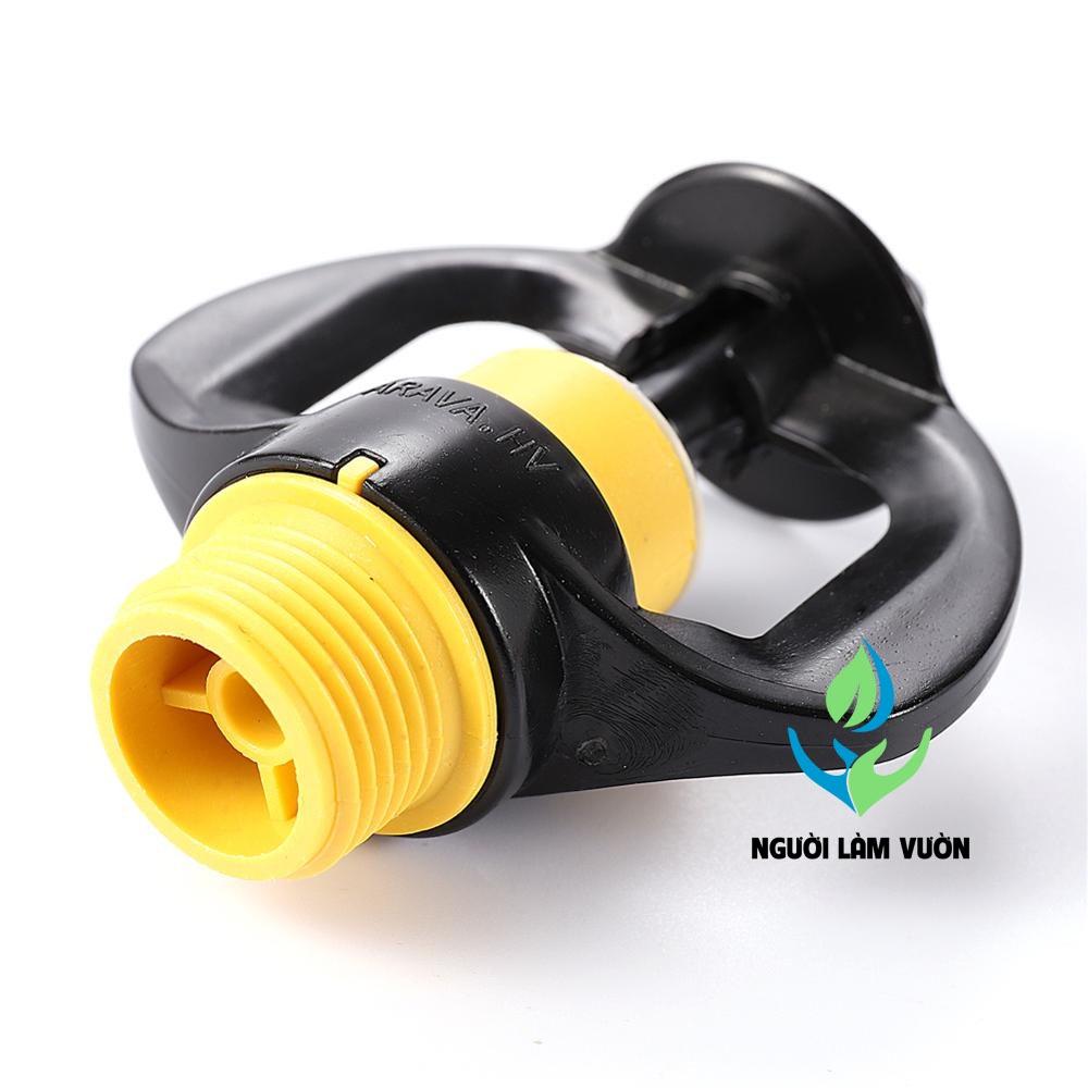 Béc tưới xòe phun mưa hạt nhỏ chân ren 17mm  ứng dụng tưới công viên, cảnh quan, sân vườn, cây cảnh