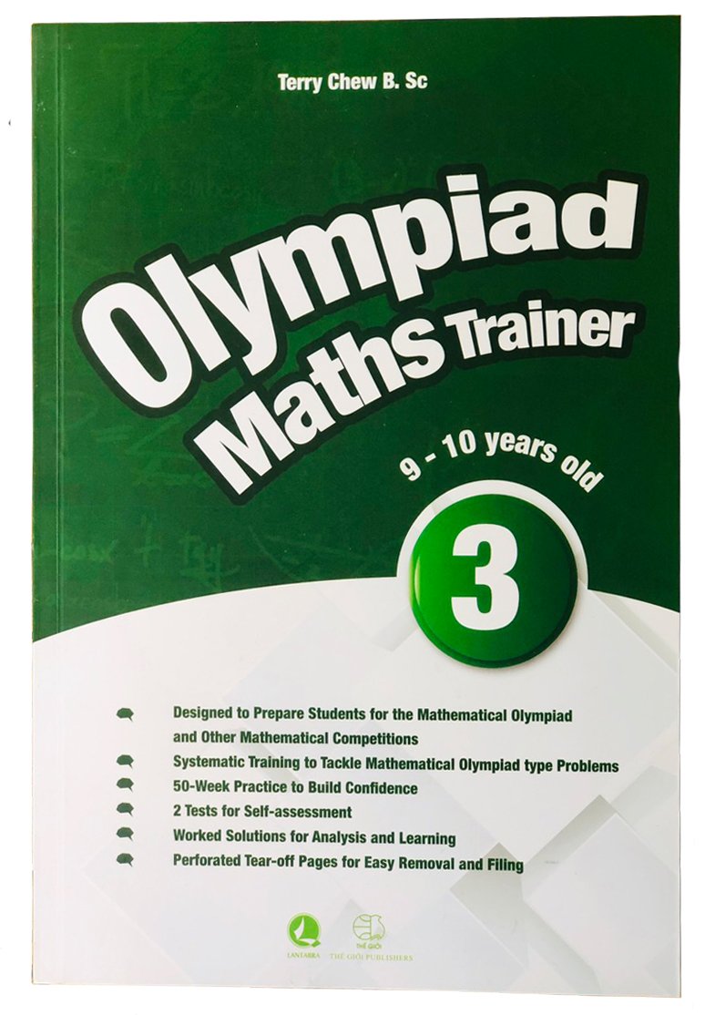 Sách olympiad maths trainer 3 toán lớp 3 ( 8 - 9 tuổi )