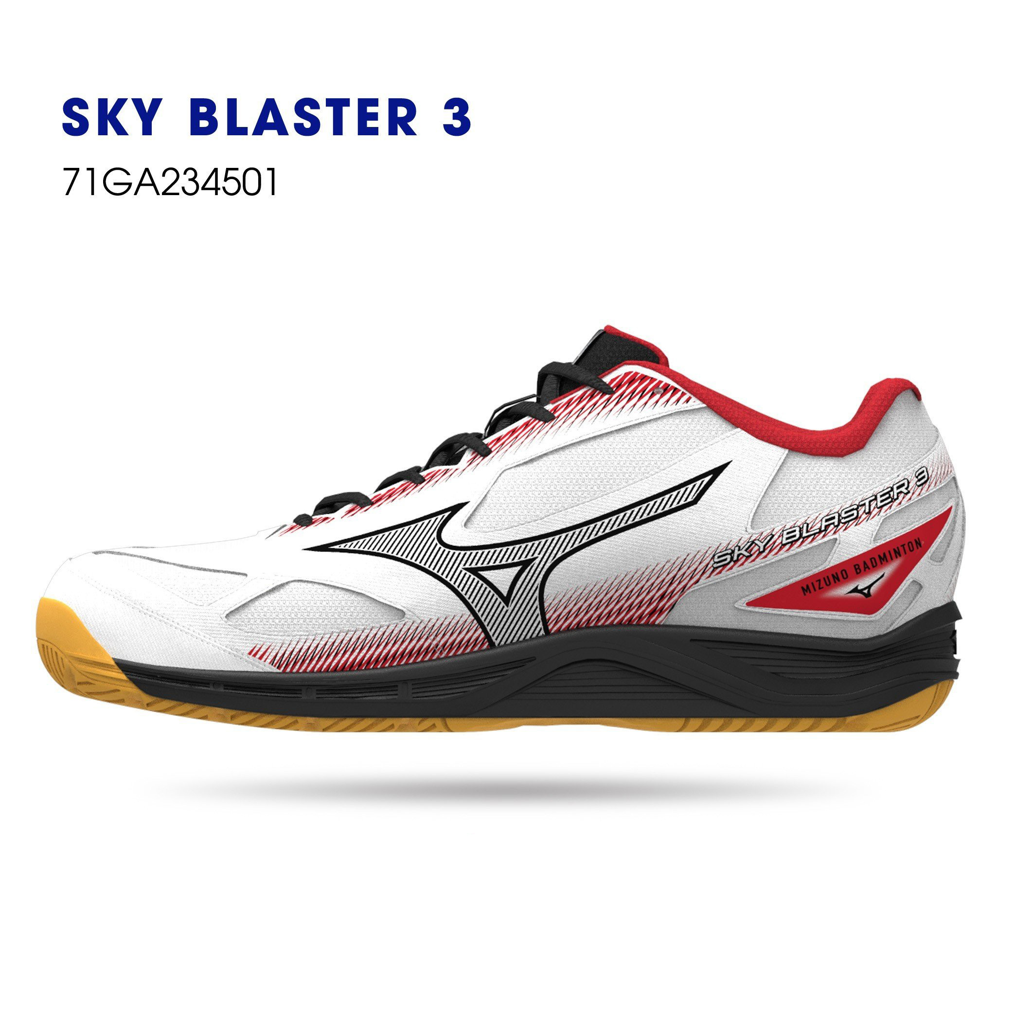 Giày cầu lông bóng chuyền nam nữ Mizuno sky blaster 3 cho cả nam và nữ - tặng tất thể thao bendu