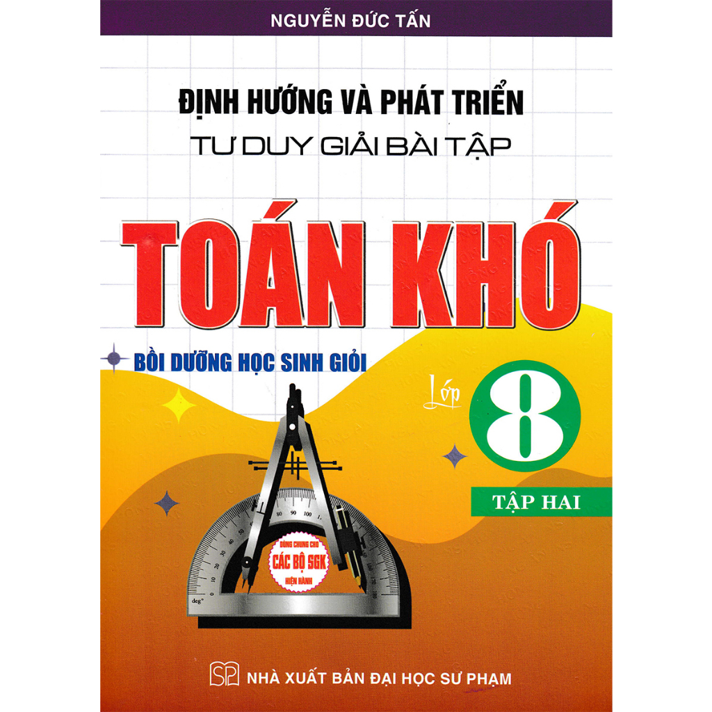 Sách - Combo định hướng và phát triển tư duy giải bài tập toán 8 - tập 1 + 2