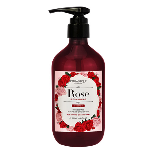 Organique - Dầu gội dưỡng tóc hoa hồng - Rose Repairing Shampoo 500ml (Mẫu mới)