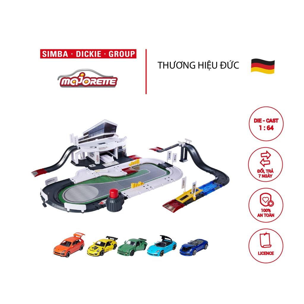 Bộ Đồ Chơi Mô Hình Trạm Xe MAJORETTE Porsche Experience Center + 5 Cars 212050029 - Simba Toys Vietnam