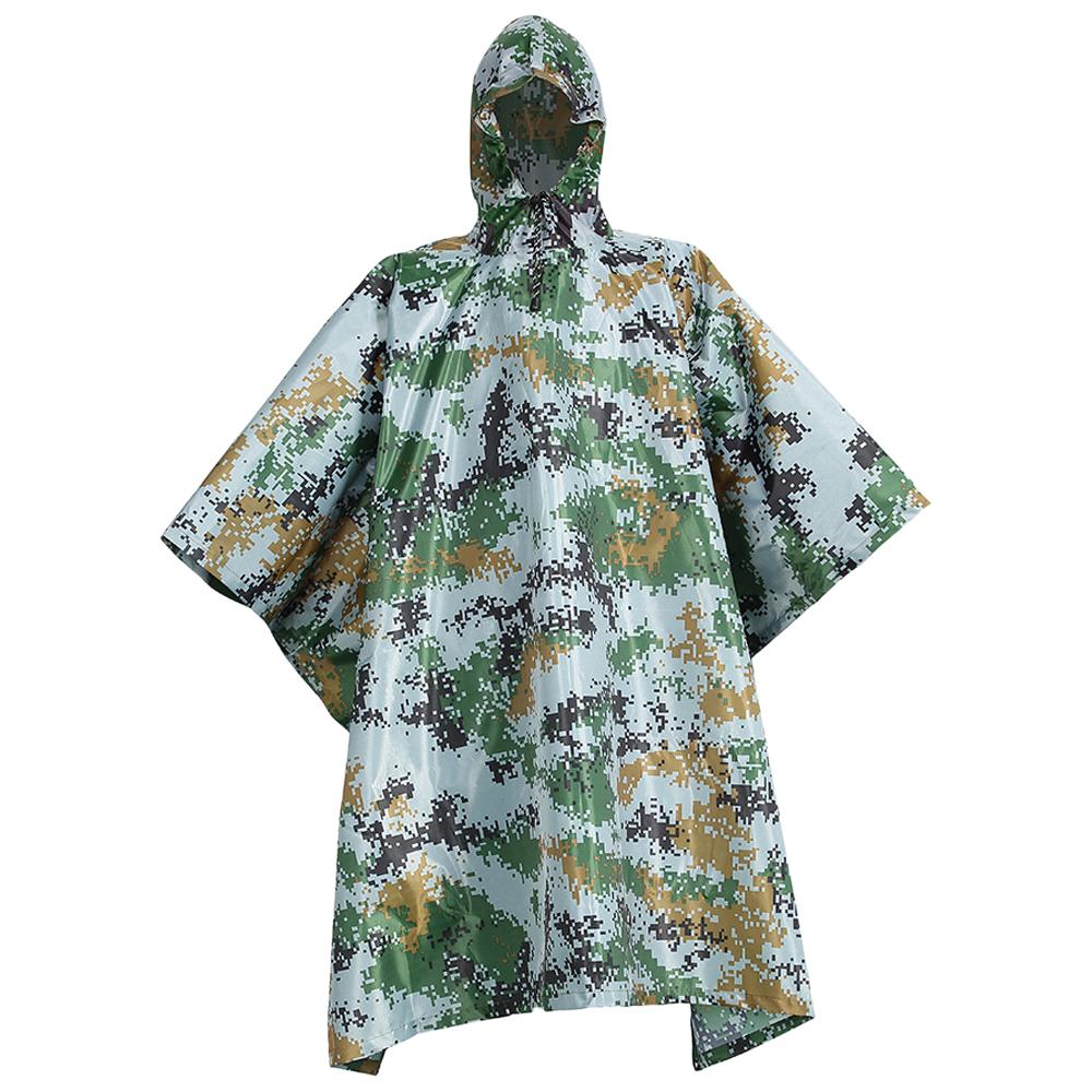 Áo mưa Poncho cắm trại ngoài trời Đi bộ leo núi bằng Vải oxford polyeste 400D độ bền cao
