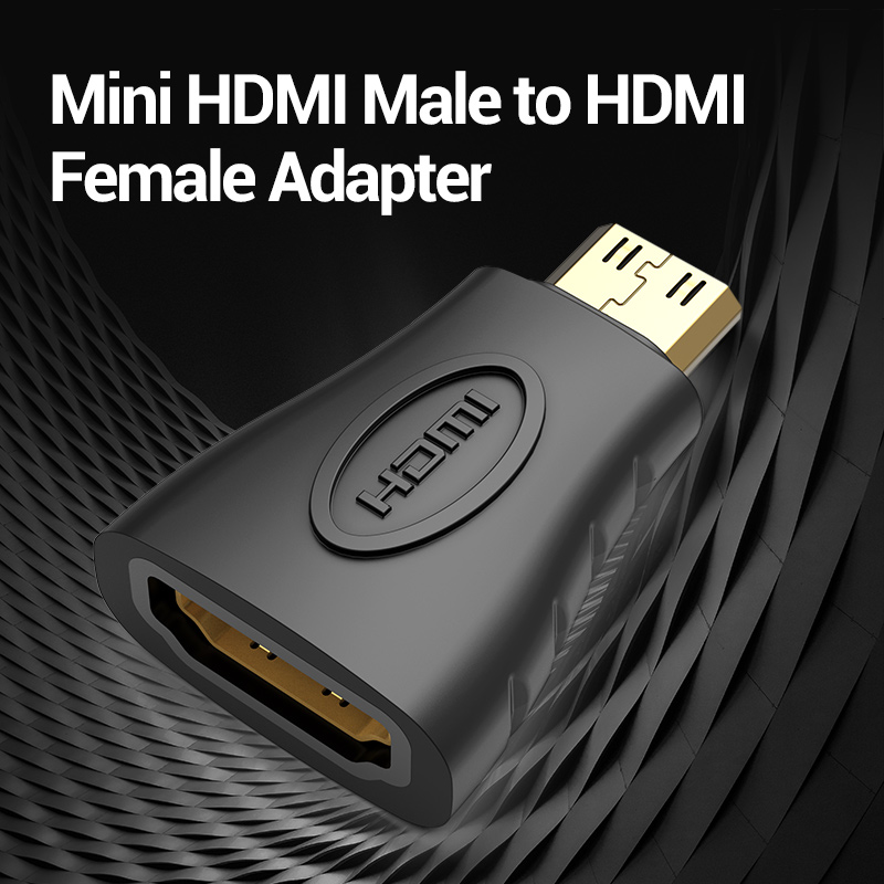 Đầu chuyển đổi Mini HDMI ra HDMI hỗ trợ full HD Vention - Hàng chính hãng