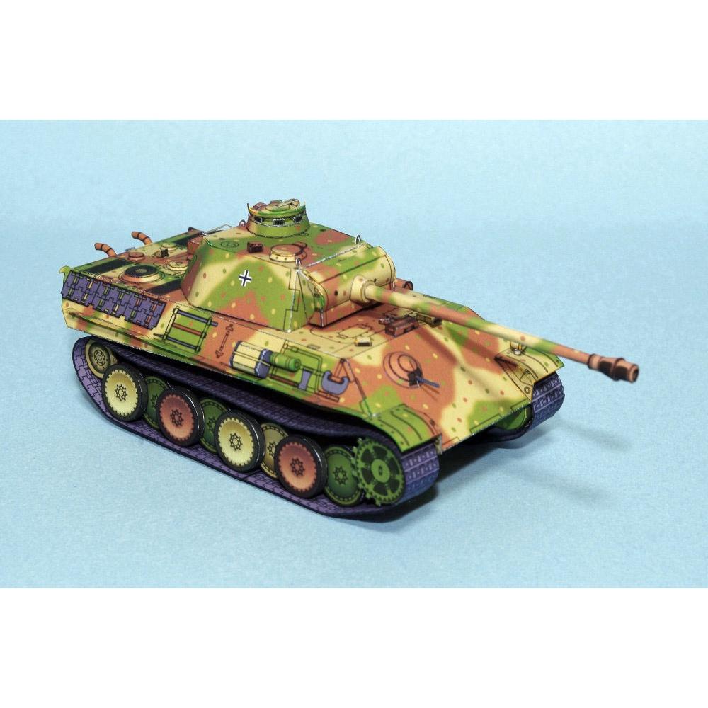 Mô hình giấy ce tank Panther Ausf. G tỉ lệ 1/72