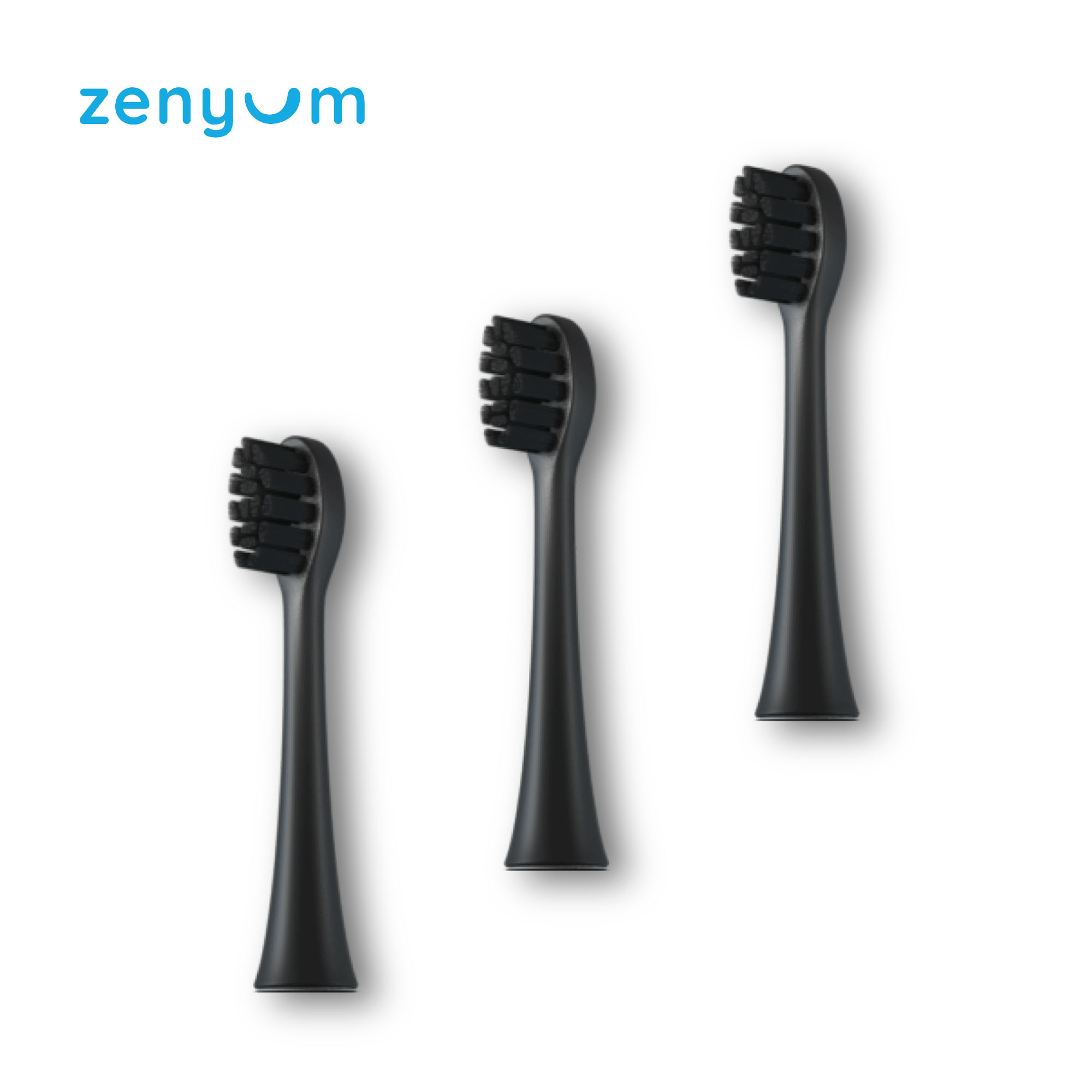 Combo 3 Đầu Bàn Chải Điện Thay Thế Zenyum Sonic TB14A - Công Nghệ Singapore - Đen