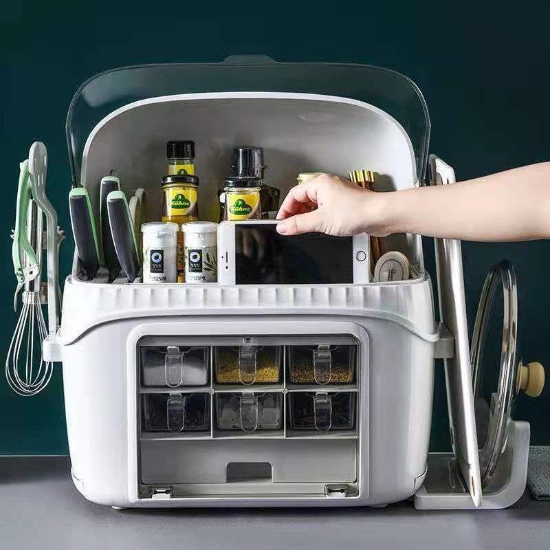 Kệ Đựng Gia Vị Để Bàn 2 Tầng Nhà Bếp SAVOUR LIFE