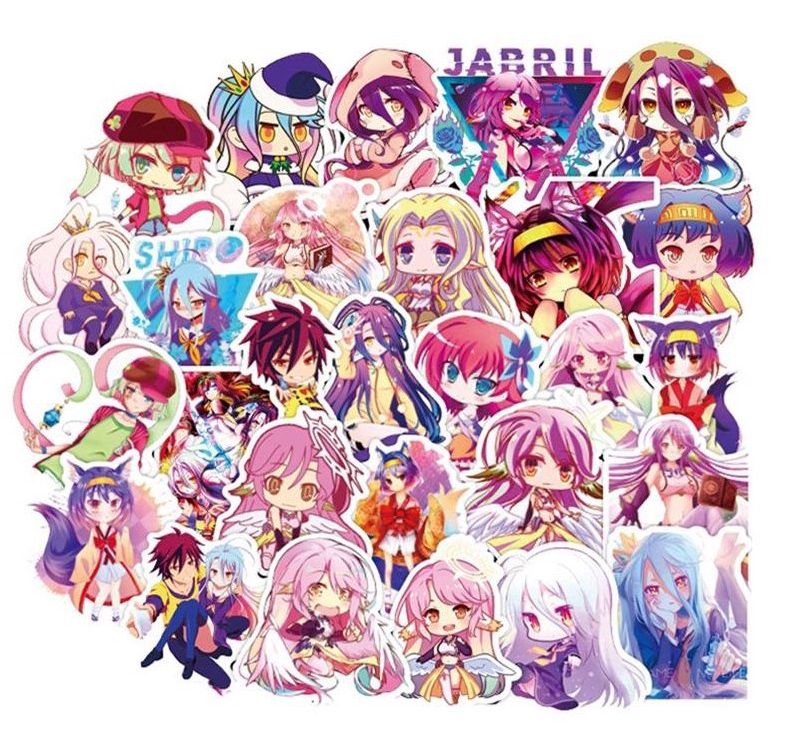 Set 60 Sticker No Game, No Life