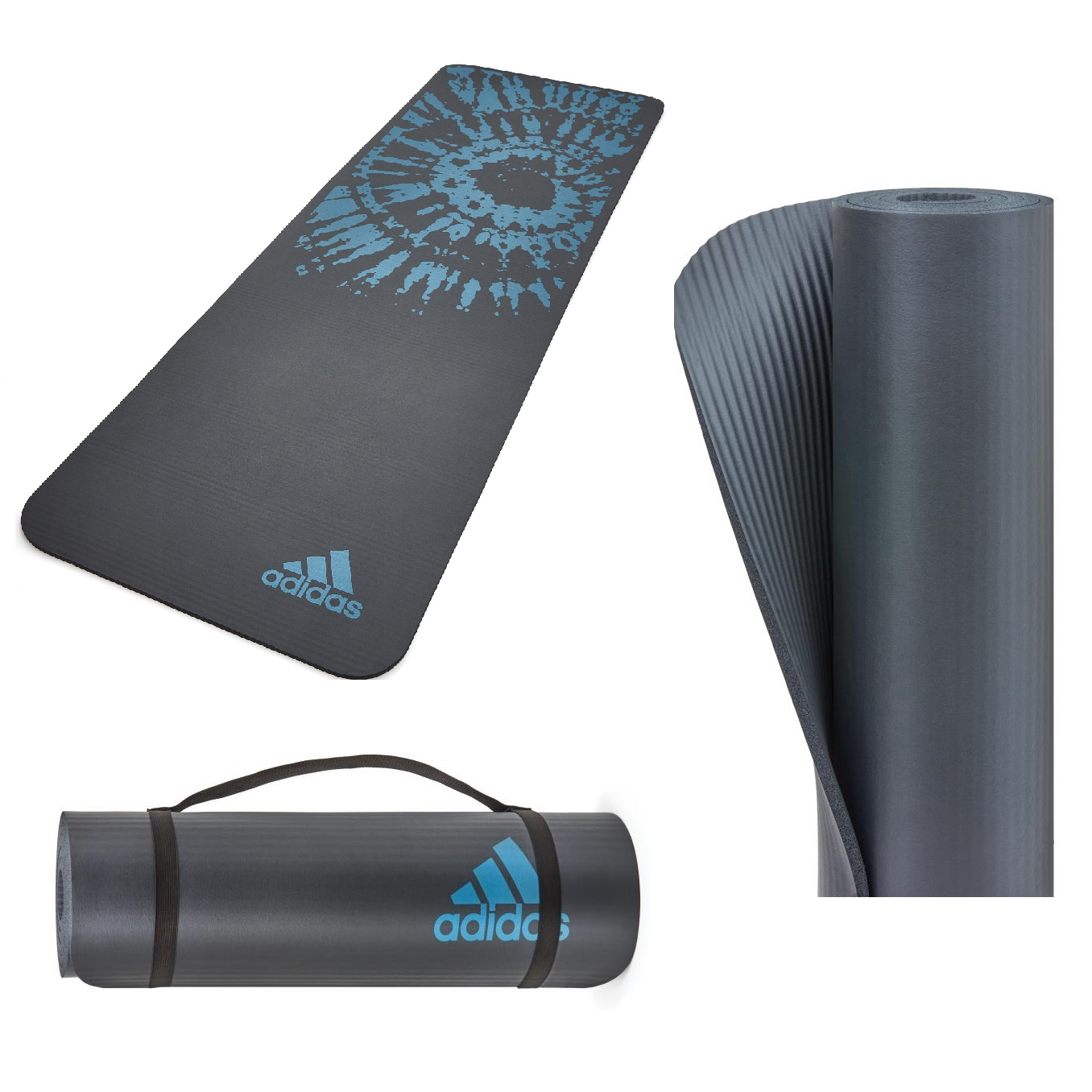 Thảm yoga cao su NBR 10MM ADIDAS ADYG-10200BL