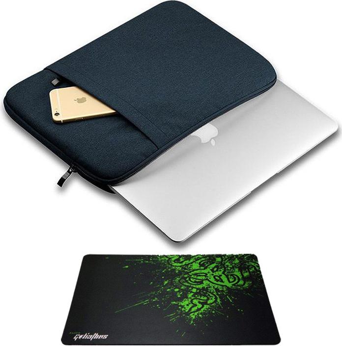 Túi chống sốc cao cấp có túi phụ cho Macbook, laptop - Oz35