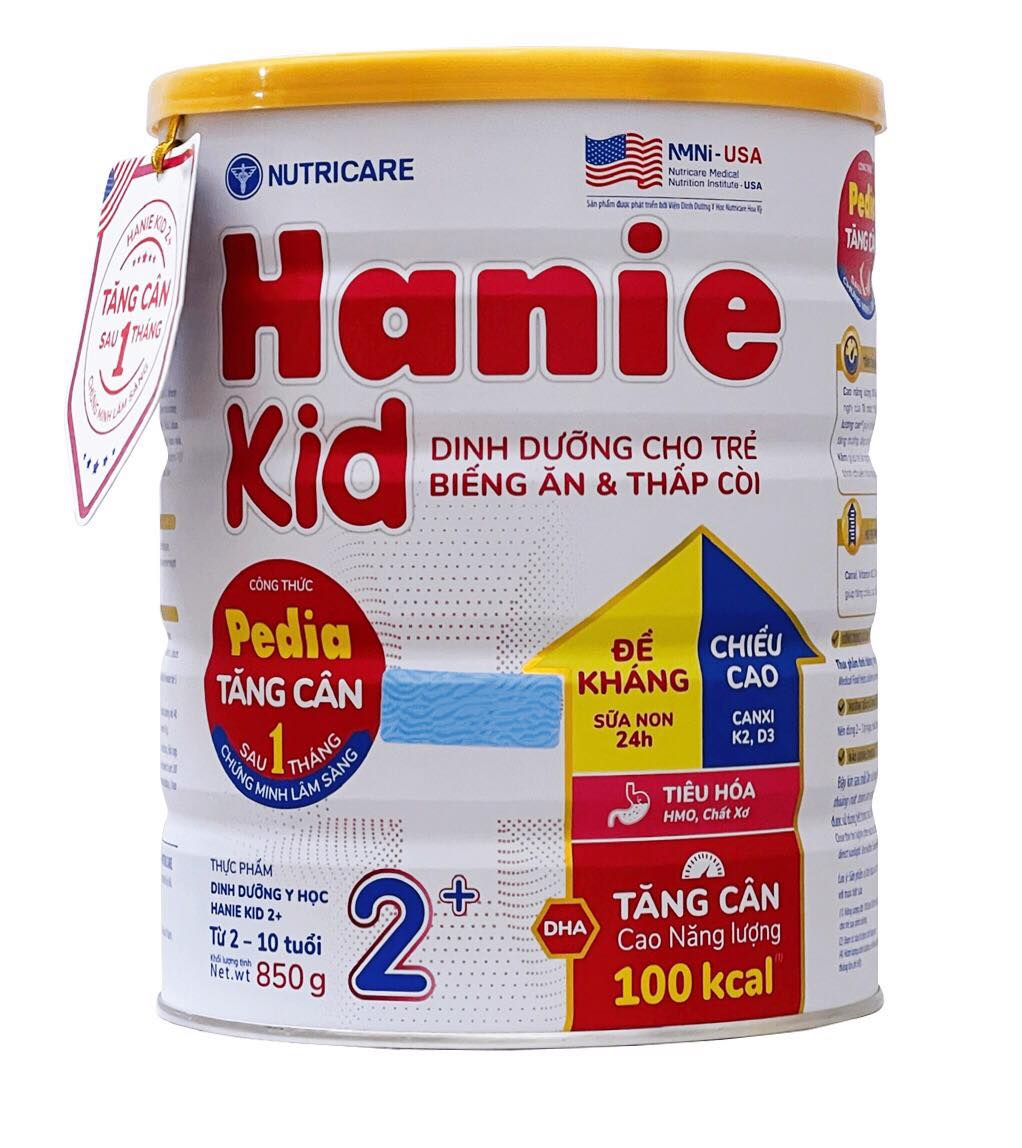 Sữa bột Hanie Kid Junior dành cho trẻ biếng ăn & suy dinh dưỡng 1-10 tuổi (900g)