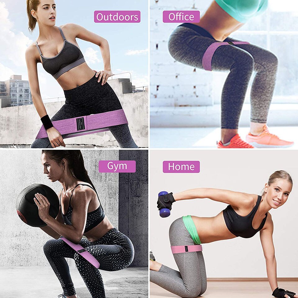 Dây kháng lực miniband tập mông đùi AOLIKES A-3604 Hip Resistance bands