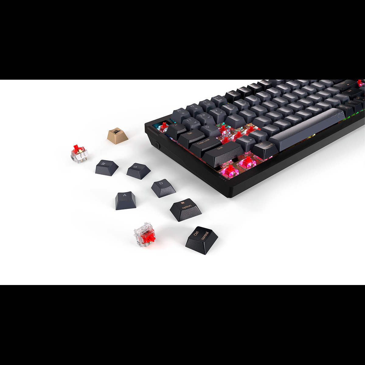 Bàn phím Corsair K65 Plus Wireless - 75% RGB Mechanical Keyboard_Mới, hàng chính hãng