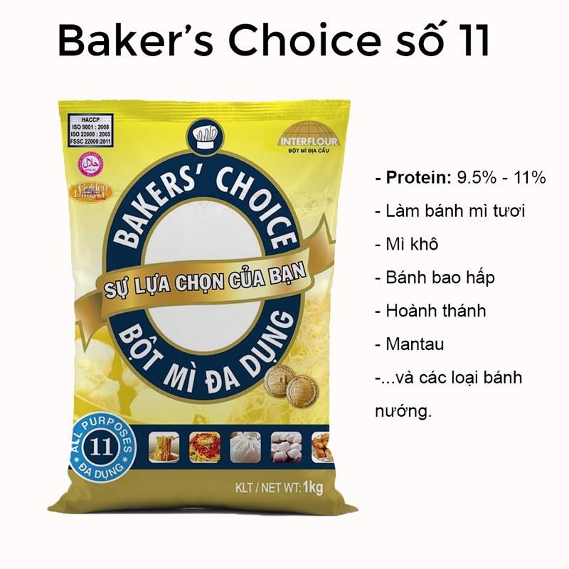 Bột mì Bakers’ Choice số 8, 11, 13  1kg