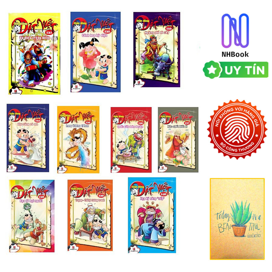 Combo Truyện Tranh Thần Đồng Đất Việt - Tặng sổ tay