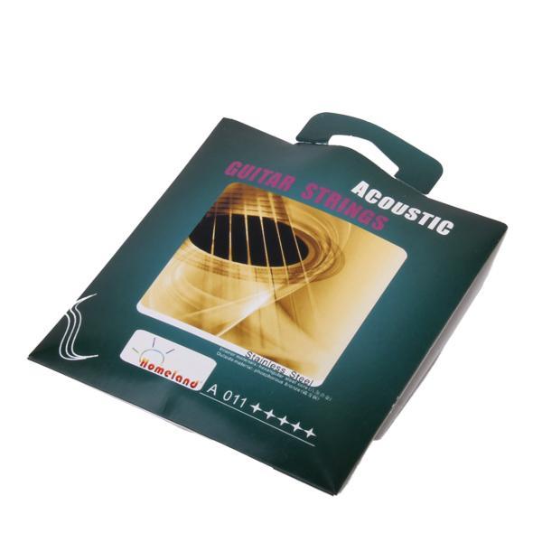 A Set Of 6 Strings For Acoustic Guitar