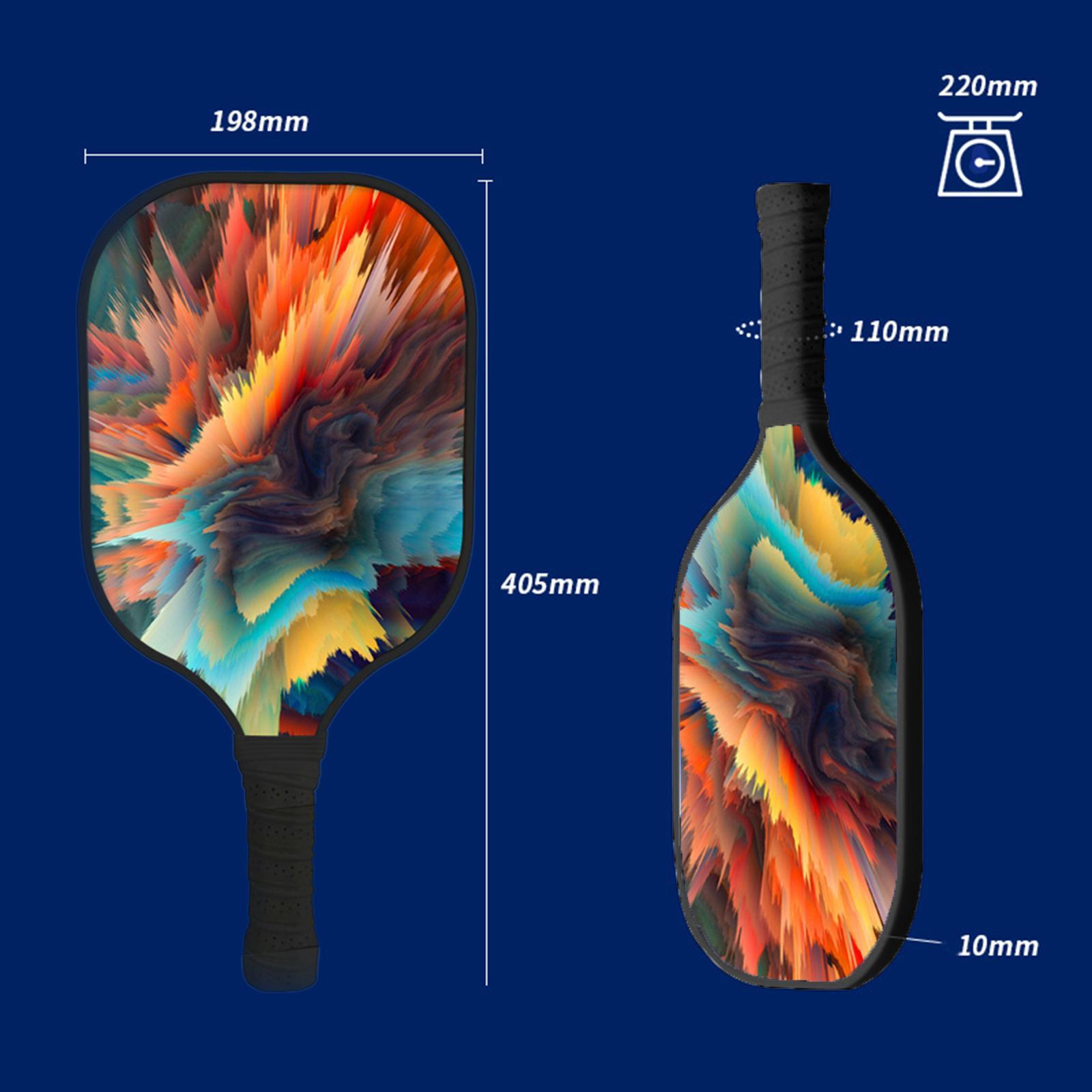 Pickleball Paddle Outdoor Indoor Comfort Nonslip Grip Durable Honeycomb Core