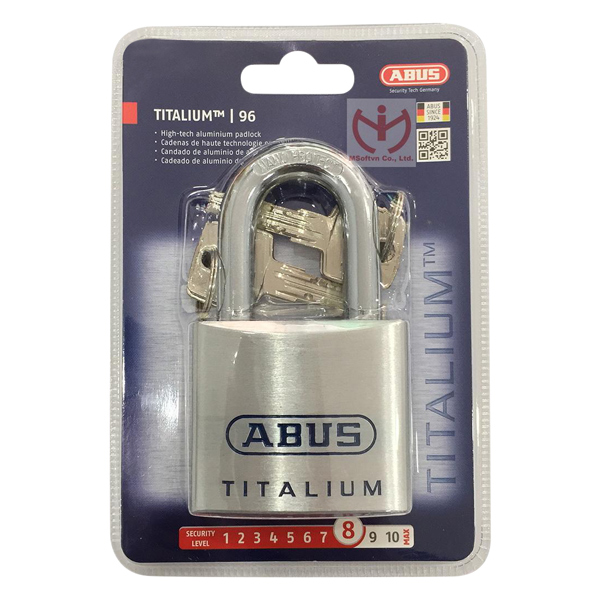 Khóa Titalium 96Ti Series ABUS (60mm)