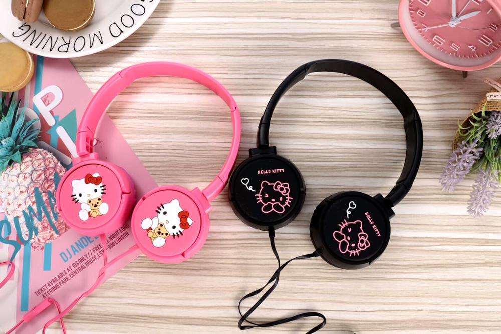Trẻ Em Dễ Thương Phim Hoạt Hình Tai Nghe Dành Cho Trẻ Em Bé Gái Có Thể Gấp Lại Được Điều Chỉnh Trên Tai Tai Nghe Cho iPad Điện Thoại Di Động Máy Tính