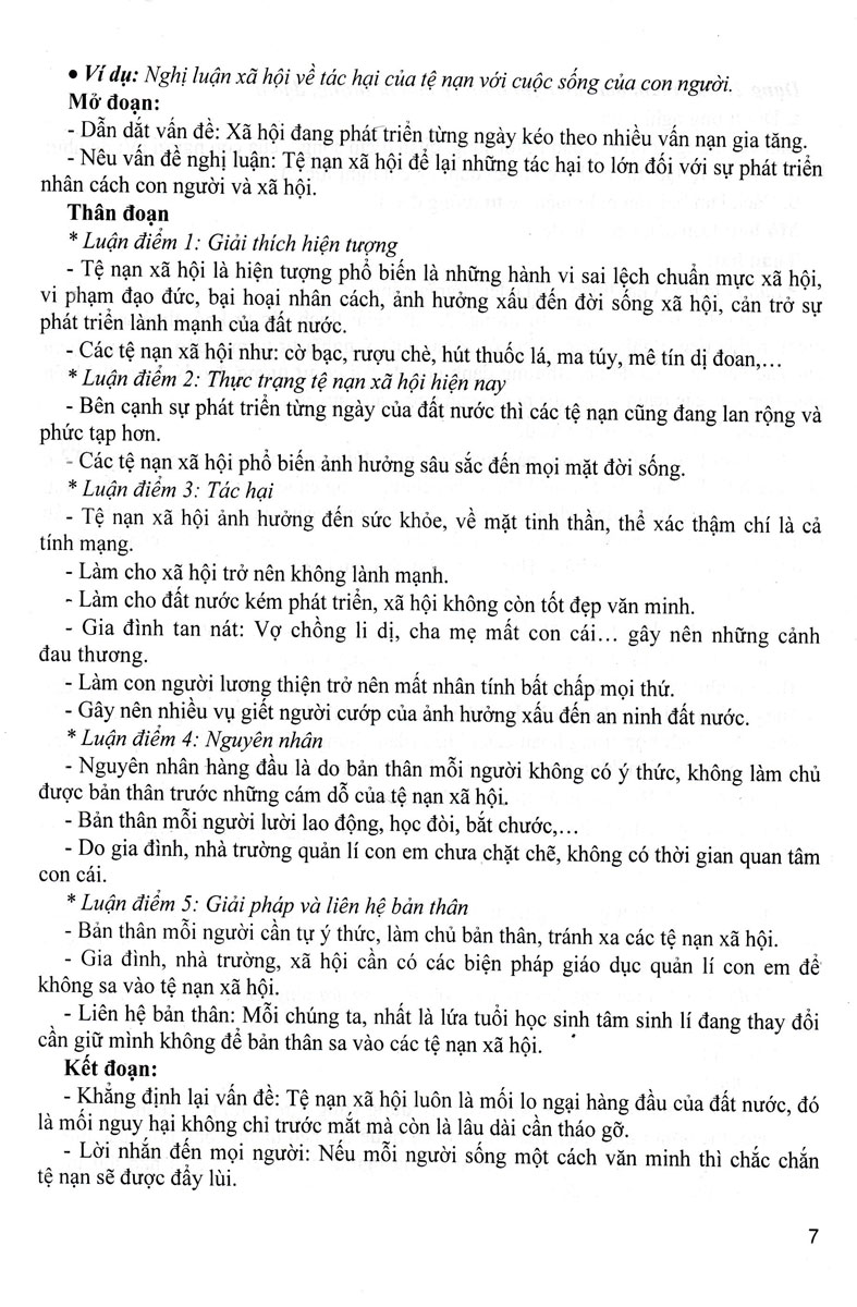 HƯỚNG DẪN NÓI VÀ VIẾT VĂN NGHỊ LUẬN XÃ HỘI - NGHỊ LUẬN VĂN HỌC LỚP 7 (BIÊN SOẠN THEO CHƯƠNG TRÌNH GDPT MỚI) - HA