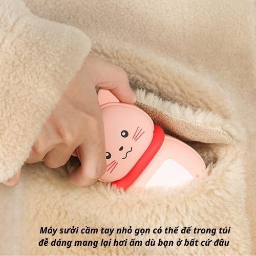 Máy Sưởi Mini Cầm Tay Thông Minh Kiêm Xạc Dự Phòng, Nhỏ Gọn Tiện Lợi