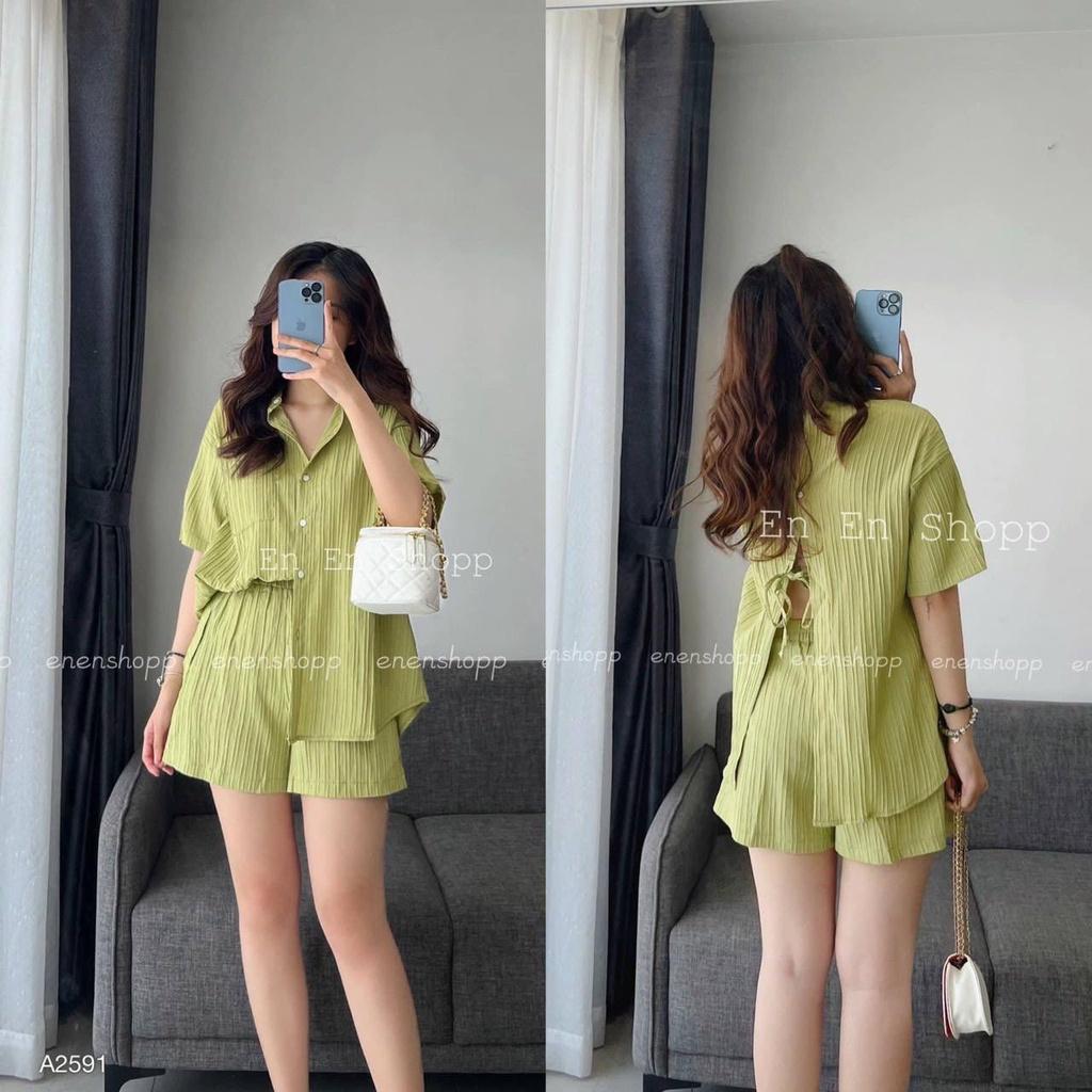 SET ÁO SƠ MI KÈM SHORT
