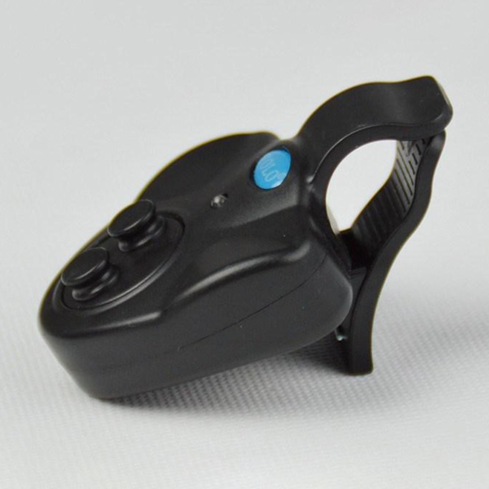 Electronic LED Fishing Bite Alarm Light Sound Alert Bell Clip On Fishing Alertor