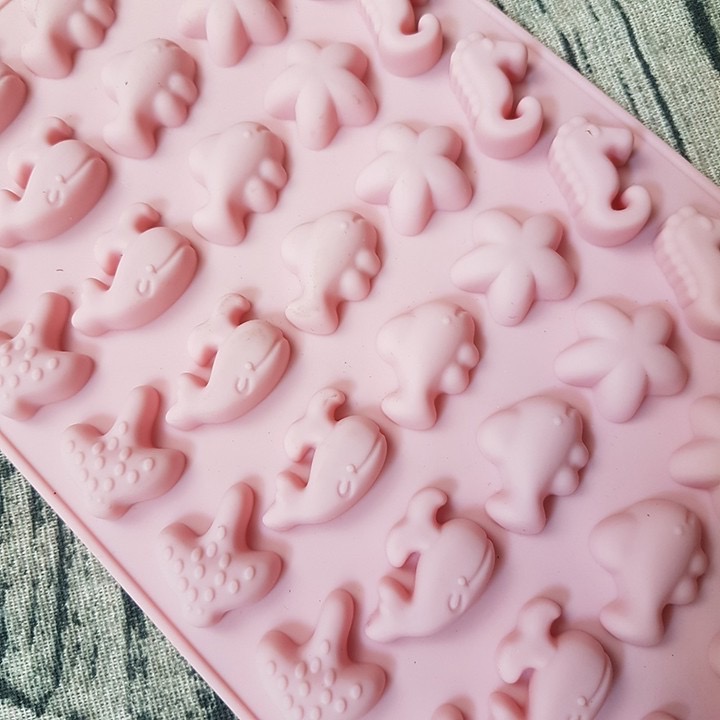 Khuôn silicon kẹo dẻo  cá ngựa