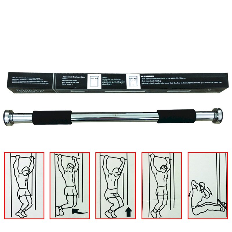 BG Xà đơn treo tường cao cấp treo tường gắn cửa độ dài tùy chỉnh 60-100cm