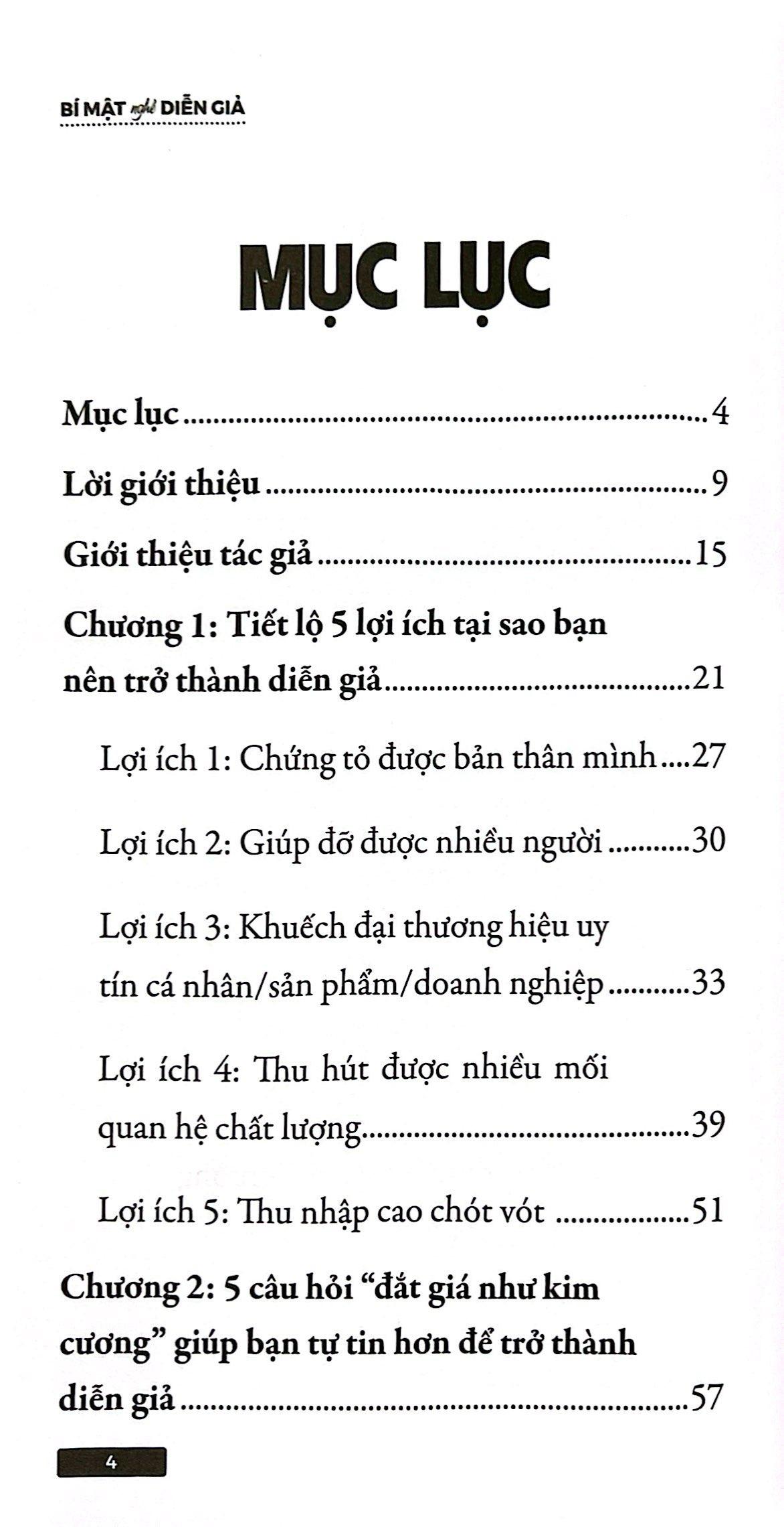 Bí Mật Nghề Diễn Giả