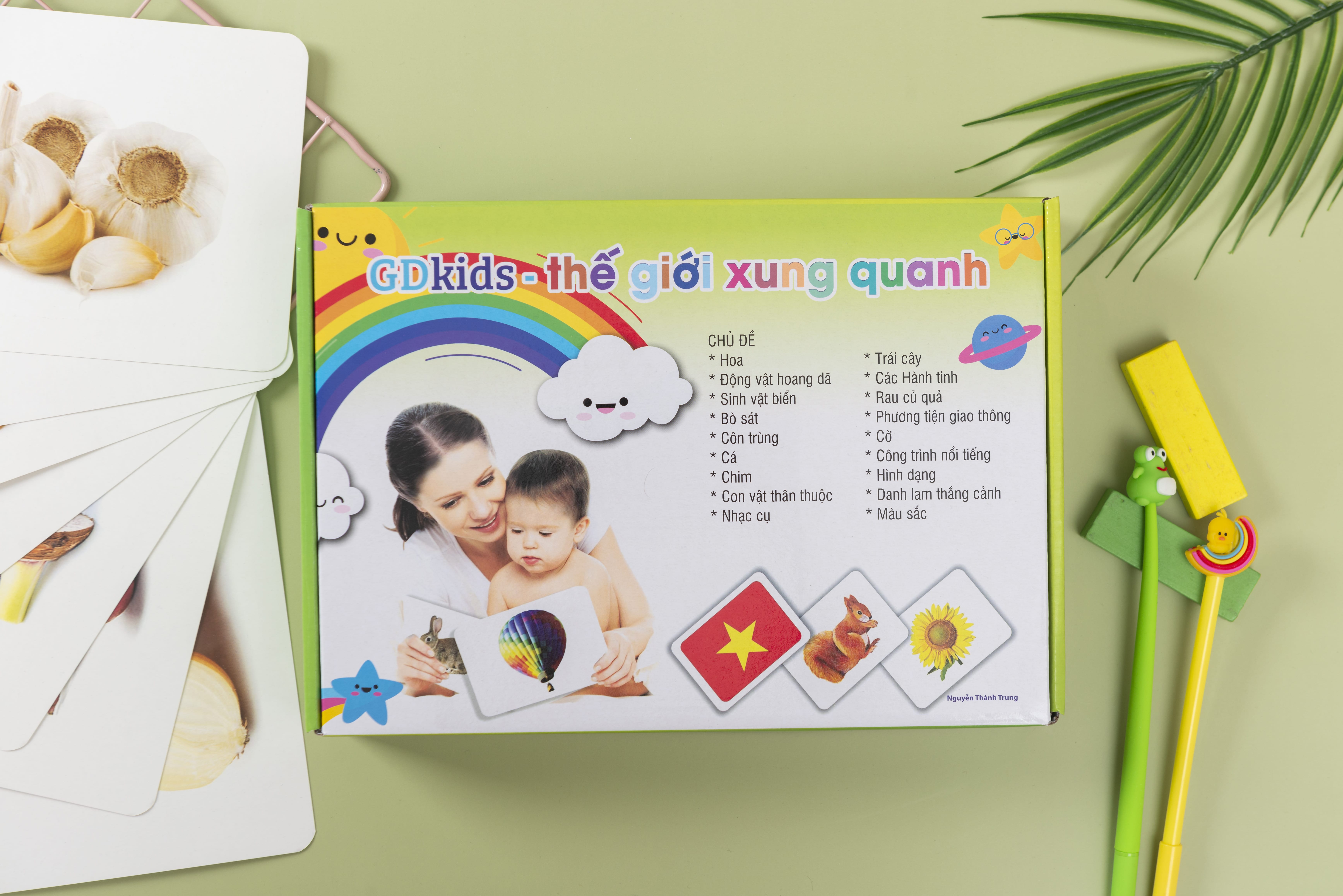 GDKIDS – Bộ Thẻ Học Thông Minh Thế giới xung quanh Glenn Doman (100 Thẻ Flashcards)