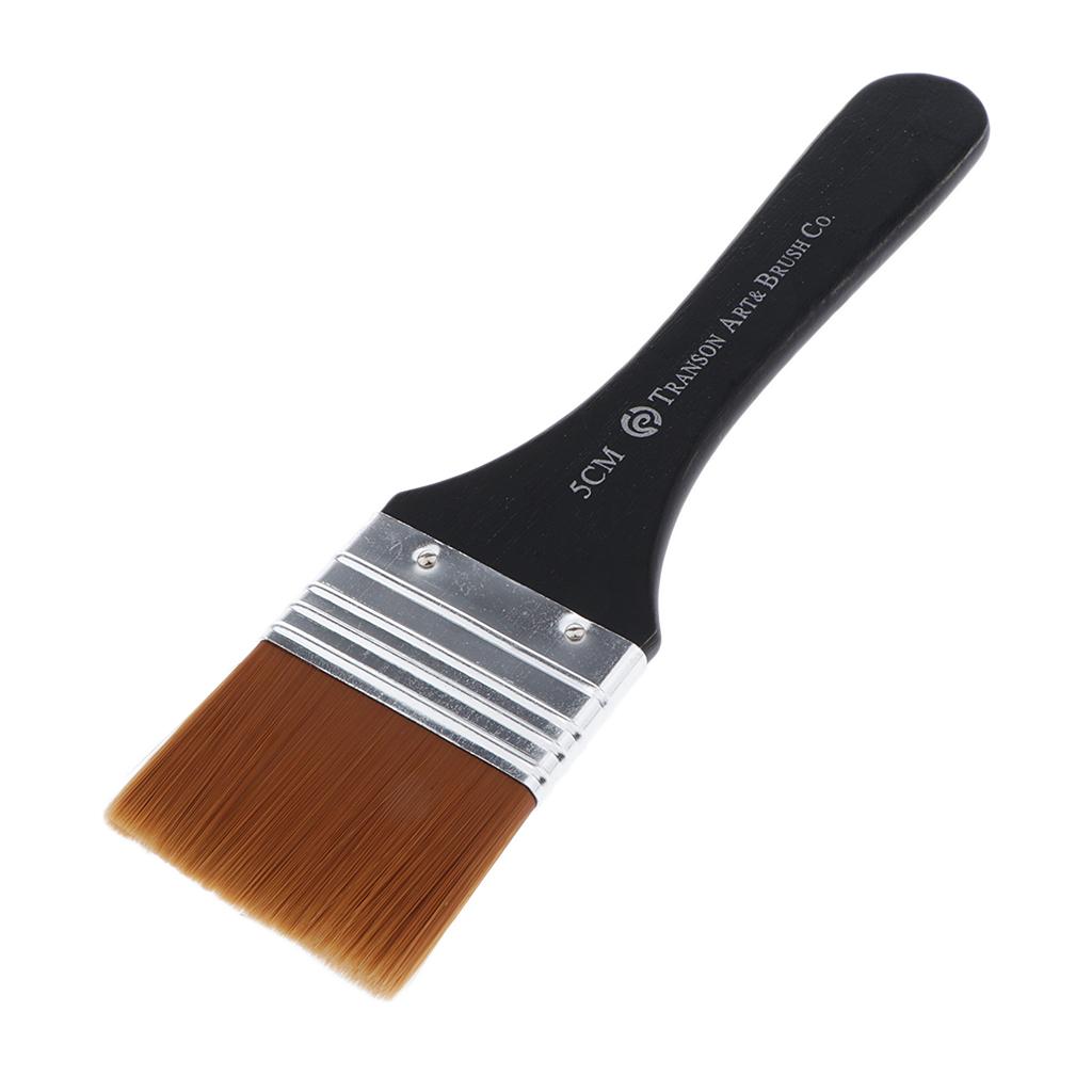 7 Pieces High Quality Paint Brushes Artist Brushes Pointed Brush Flat Brushes