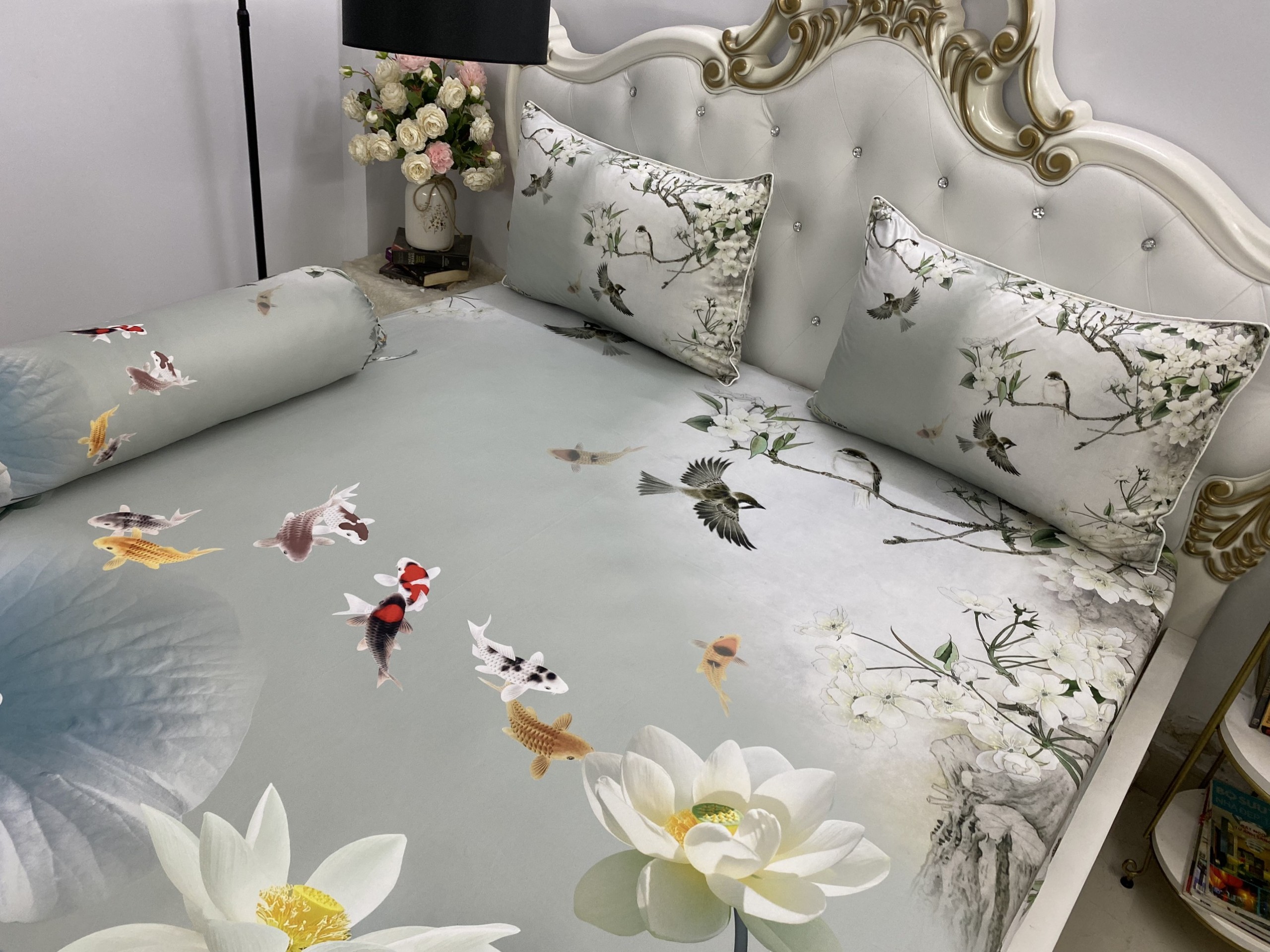 Bộ Drap gối HÀNG CHÍNH HÃNG thun Ý 5D Cao Cấp , mát lạnh, thấm hút tốt.