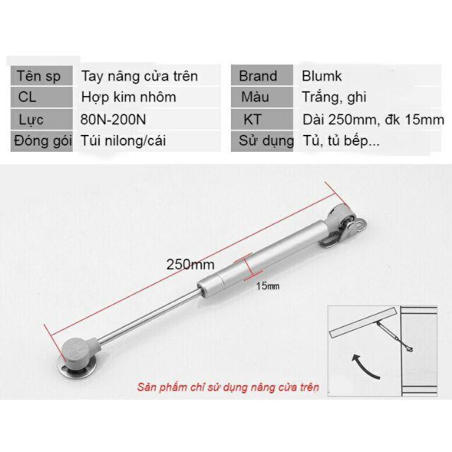 Tay nâng thủy lực cánh tủ piston 200N,180N, 150N,120N,100N,80N,60N