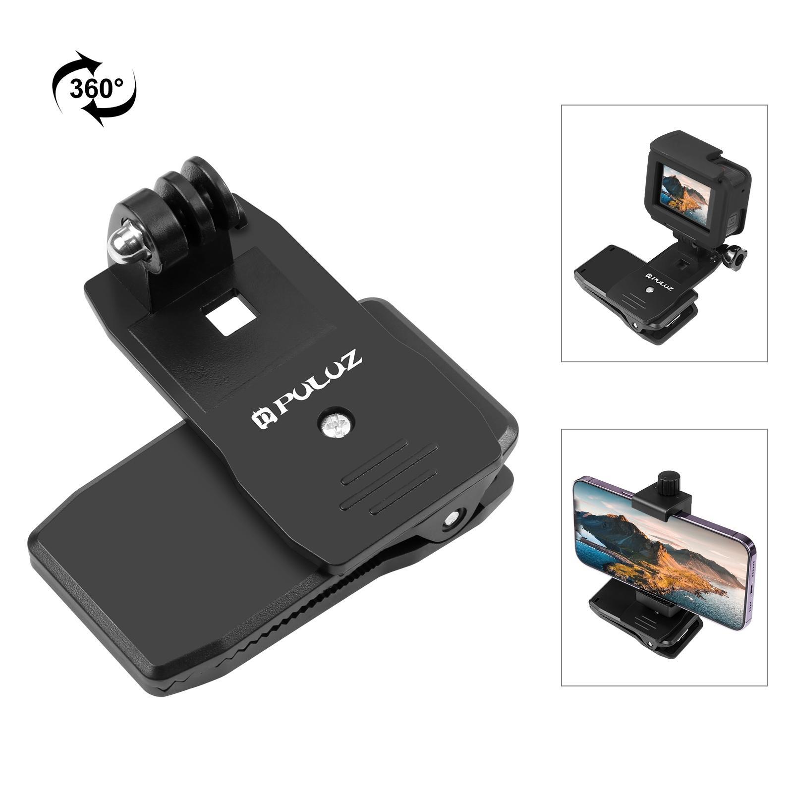 Backpack Clip Camera Holder Hat Mount for Sports Action Cameras Mobile Phone