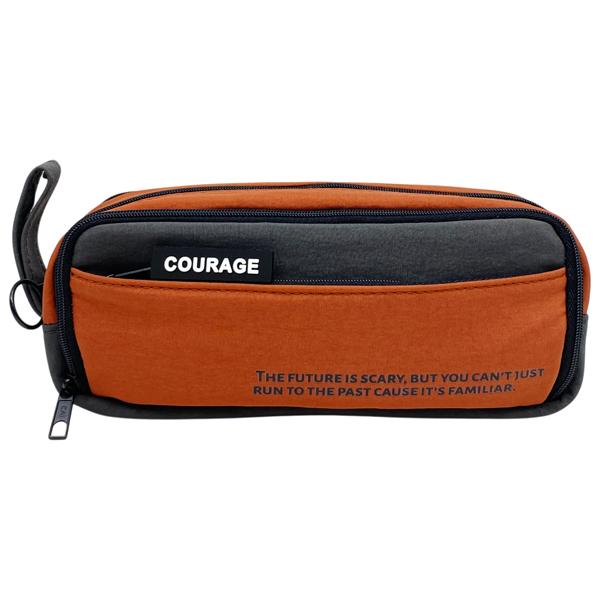Bóp Viết Vải Courage - Yipin 17951 - Màu Cam