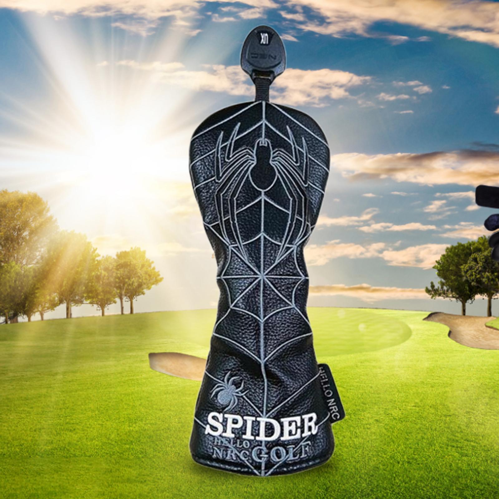 PU Golf Wood Headcover Golf Club Head Cover Unisex Golfer Gift