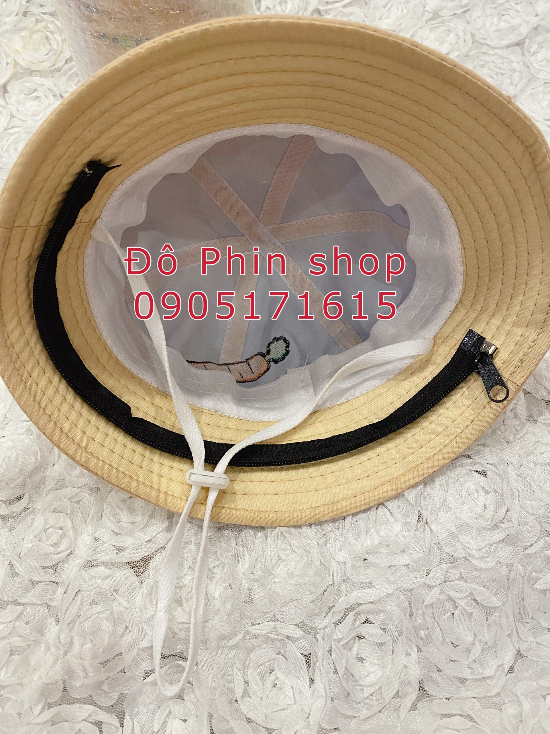 Mũ vành bucket Pikachu chống giọt bắn trẻ em, vòng đầu 52cm, có dây quai nón, tấm chắn có thể tháo rời làm nón thời trang cho bé