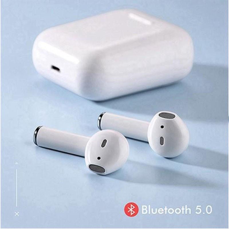 Tai nghe không dây bluetooth 5.0 i12 tws cảm ứng chạm âm thanh nổi